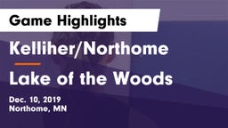 Kelliher/Northome  vs Lake of the Woods Game Highlights - Dec. 10, 2019