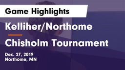 Kelliher/Northome  vs Chisholm Tournament Game Highlights - Dec. 27, 2019