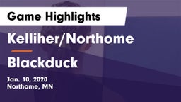 Kelliher/Northome  vs Blackduck  Game Highlights - Jan. 10, 2020