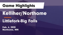 Kelliher/Northome  vs Littlefork-Big Falls  Game Highlights - Feb. 6, 2020