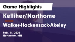Kelliher/Northome  vs Walker-Hackensack-Akeley  Game Highlights - Feb. 11, 2020