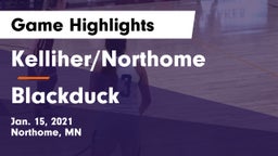 Kelliher/Northome  vs Blackduck  Game Highlights - Jan. 15, 2021