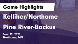 Kelliher/Northome  vs Pine River-Backus  Game Highlights - Jan. 29, 2021