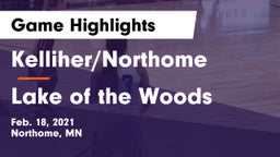 Kelliher/Northome  vs Lake of the Woods  Game Highlights - Feb. 18, 2021