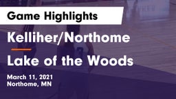 Kelliher/Northome  vs Lake of the Woods  Game Highlights - March 11, 2021