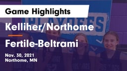 Kelliher/Northome  vs Fertile-Beltrami  Game Highlights - Nov. 30, 2021