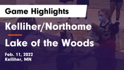 Kelliher/Northome  vs Lake of the Woods  Game Highlights - Feb. 11, 2022