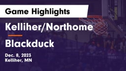 Kelliher/Northome  vs Blackduck  Game Highlights - Dec. 8, 2023