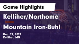 Kelliher/Northome  vs Mountain Iron-Buhl  Game Highlights - Dec. 22, 2023