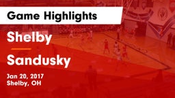 Shelby  vs Sandusky  Game Highlights - Jan 20, 2017