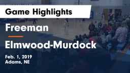 Freeman  vs Elmwood-Murdock  Game Highlights - Feb. 1, 2019