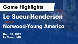 Le Sueur-Henderson  vs Norwood-Young America Game Highlights - Dec. 10, 2019