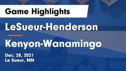 LeSueur-Henderson  vs Kenyon-Wanamingo  Game Highlights - Dec. 28, 2021