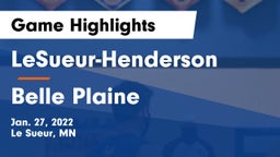 LeSueur-Henderson  vs Belle Plaine  Game Highlights - Jan. 27, 2022