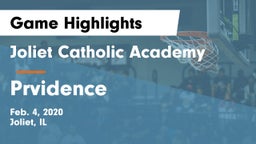 Joliet Catholic Academy  vs Prvidence Game Highlights - Feb. 4, 2020