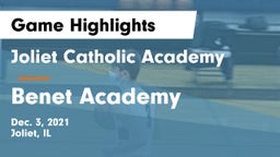 Joliet Catholic Academy  vs Benet Academy  Game Highlights - Dec. 3, 2021