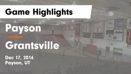 Payson  vs Grantsville  Game Highlights - Dec 17, 2016