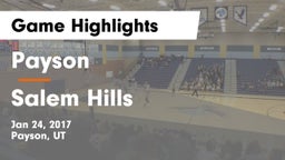 Payson  vs Salem Hills  Game Highlights - Jan 24, 2017
