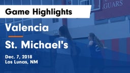 Valencia  vs St. Michael's  Game Highlights - Dec. 7, 2018