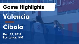 Valencia  vs Cibola  Game Highlights - Dec. 27, 2018