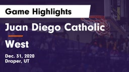 Juan Diego Catholic  vs West  Game Highlights - Dec. 31, 2020