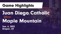 Juan Diego Catholic  vs Maple Mountain  Game Highlights - Jan. 6, 2023