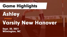Ashley  vs Varsity New Hanover Game Highlights - Sept. 30, 2021