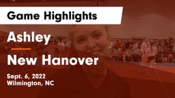 Ashley  vs New Hanover  Game Highlights - Sept. 6, 2022