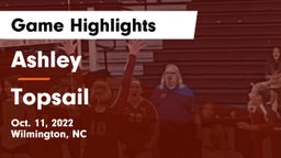 Ashley  vs Topsail  Game Highlights - Oct. 11, 2022