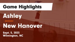 Ashley  vs New Hanover  Game Highlights - Sept. 5, 2023