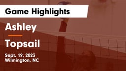 Ashley  vs Topsail  Game Highlights - Sept. 19, 2023