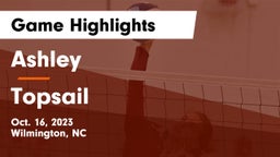Ashley  vs Topsail  Game Highlights - Oct. 16, 2023