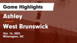 Ashley  vs West Brunswick  Game Highlights - Oct. 16, 2023