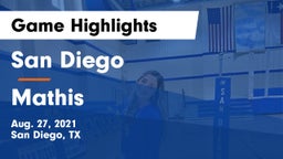 San Diego  vs Mathis Game Highlights - Aug. 27, 2021