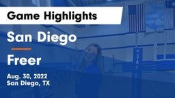 San Diego  vs Freer  Game Highlights - Aug. 30, 2022