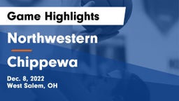 Northwestern  vs Chippewa  Game Highlights - Dec. 8, 2022