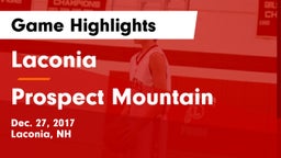 Laconia  vs Prospect Mountain Game Highlights - Dec. 27, 2017