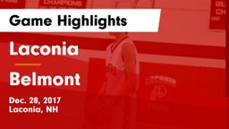 Laconia  vs Belmont Game Highlights - Dec. 28, 2017