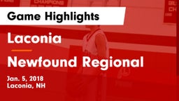 Laconia  vs Newfound Regional  Game Highlights - Jan. 5, 2018