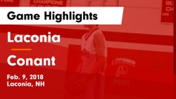 Laconia  vs Conant  Game Highlights - Feb. 9, 2018