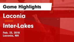 Laconia  vs Inter-Lakes Game Highlights - Feb. 23, 2018