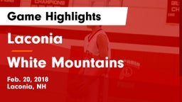 Laconia  vs White Mountains  Game Highlights - Feb. 20, 2018