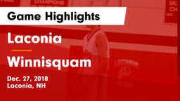 Laconia  vs Winnisquam  Game Highlights - Dec. 27, 2018