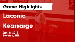 Laconia  vs Kearsarge  Game Highlights - Jan. 8, 2019
