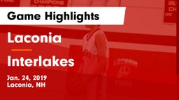 Laconia  vs Interlakes Game Highlights - Jan. 24, 2019