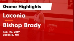 Laconia  vs Bishop Brady Game Highlights - Feb. 25, 2019