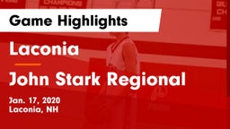 Laconia  vs John Stark Regional  Game Highlights - Jan. 17, 2020