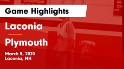 Laconia  vs Plymouth  Game Highlights - March 5, 2020