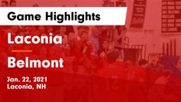 Laconia  vs Belmont Game Highlights - Jan. 22, 2021