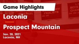 Laconia  vs Prospect Mountain Game Highlights - Jan. 28, 2021